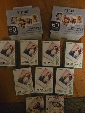 Fujifilm instax mini Film Bundle 260 Plain, 20 decorative
